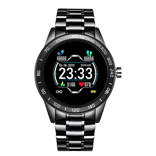 Smart Watch For Men With  LED Screen and  Heart Rate Monitor Blood Pressure Fitness tracker Sport waterproof Smartwatch