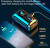 STEVVEX TWS Bluetooth 5.0 Earphones 2200mAh Charging Box Wireless Headphone 9D Stereo Sports Waterproof Earbuds Headsets With Microphone