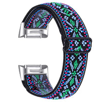 Fitbit Charge 6 5 Nylon Strap - Elastic Sport Fabric Design