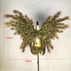 The Stardust Empress Royale – Deluxe Peacock Feather Wings & Skirt Stage Performance Costume Set
