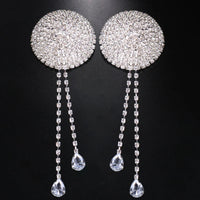 Luxury Crystal Pendant Body Jewelry – Shimmering Rhinestone Charm Set & Exotic Accents for Raves, Festivals & Fine Lingerie