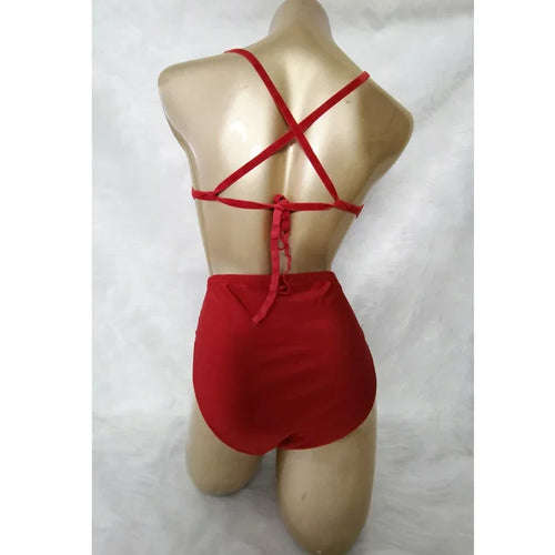 Sparkly Samba Carnival Stone Wire Bra & High-Waisted Bottom Two-Piece Costume Set