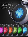 STEVVEX N43 Stereo Gaming Headset 7.1 Virtual Surround Bass Gaming Earphone Headphone with Mic LED Light for Computer PC Gamer (N43)