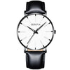 Minimalist Men's Fashion Ultra Thin Watch Simple Men Business Stainless Steel Mesh Belt Quartz Watch Relogio Masculino