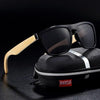 Polarized Bamboo Elegant Wood Sunglasses for Men and Women in Famous Retro Classic Style  Design With UV400 Protection