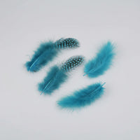 Natural Spotted Guinea Fowl Feathers 100PC