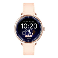 Luxury Modern Stylish Women Smart Watch With Round Screen Smartwatch For Girl Woman and Ladies With Heart Rate Monitor Compatible For Android and IOS Sistems