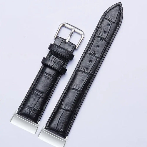 Fitbit Charge 6 5 4 3 Leather Band - Premium Classic Style