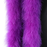 Fluffy Marabou Turkey Feather Boa (2 Meters)