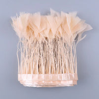 Turkey Feathers Trim Ribbon Fringe