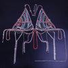 Dazzling Crystal Tassel Chest Chain & Bikini Bra Body Jewelry