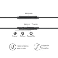 Wired Earphones 1.2mm Stereo  Headphone  Music Sport Headset with Microphone for Cell Phones Hot Sale
