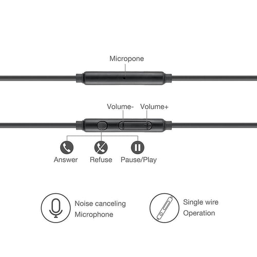 Wired Earphones 1.2mm Stereo  Headphone  Music Sport Headset with Microphone for Cell Phones Hot Sale