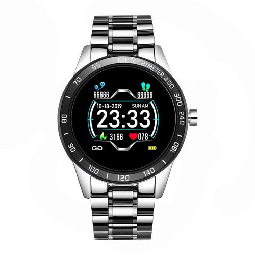 Smart Watch For Men With  LED Screen and  Heart Rate Monitor Blood Pressure Fitness tracker Sport waterproof Smartwatch