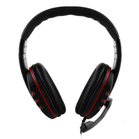 Gaming Headphones 3.5mm Wired Game Headset Noise Canceling Earphone with Microphone Volume Control for PC Laptop Smart Phone