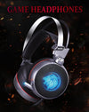STEVVEX N43 Stereo Gaming Headset 7.1 Virtual Surround Bass Gaming Earphone Headphone with Mic LED Light for Computer PC Gamer (N43)