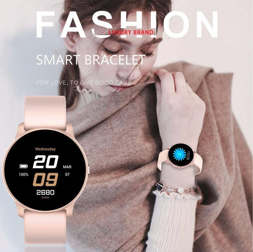 New Waterproof Smart Watch For Women With Heart Rate Monitoring Health Smart Watch Options and Pedometer Fitness Tracker Smart Bracelet For Sport and Fitness