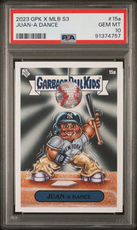Graded 2023 Topps Garbage Pail Kids Juan Soto #15A JUAN-A Dance Baseball Card PSA 10 Gem Mint