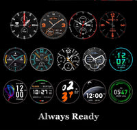 Modern Full Round Touch Display Smart Watch for Men In Business Luxury Style With IP68 Waterproof Protection and Heart Rate Blood Pressure Monitor 5 Days Standby Smartwatch