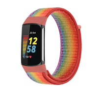 Fitbit Charge 5 6 Nylon Velcro Band - Durable Comfortable Strap