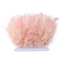 Fluffy Turkey Feathers Trim Ribbon Fringe