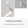 LED Spiral Table Lamp Modern Curved Desk Bedside Lamp Dim able Warm White Light For Living Room And Bedroom