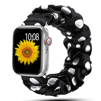 Apple Watch Scrunchie Strap - Soft Elastic Nylon Loop Band