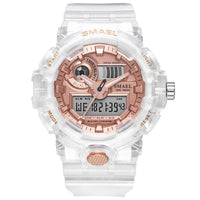 Sport Digital Watch for Men and Woman With Luminous Dual Time Waterproof 5 Bar Modern Men's Military Wristwatch WIth Night Mode