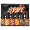HIQILI Spice Fragrance Oils,TOP 6 Gift Set, 100% Pure Perfume Oil for Aromatherapy | Car Diffusion,Candle Making，Hair Care，DIY