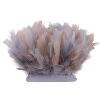 Fluffy Turkey Feathers Trim Ribbon Fringe