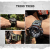 Army Green Modern Sport  Waterproof 50M Men Watches With LED Digital Display In Military Armi Relogio Masculino Style