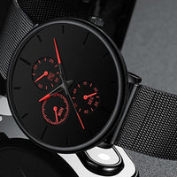 Relogio Masculino Unisex  Woman and Men Quartz Watch In Casual Slim Mesh Style Designer Sport Watch
