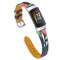 black and red flowers / For fitbit charge 6