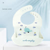 Food Grade Silicone Baby Bibs Waterproof Bib for Newborn Boy Girl Feeding Towel Burp Cloth For Kids