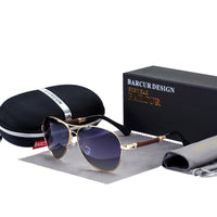 High Quality TR90 Luxury Modern Men Polarized Sunglasses In Aviation Pilot Famous Style with  UV400 Protection and Miror Glasses