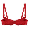 Lace Underwire Half-Cup Push-Up Bra