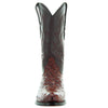 Men's Cognac Ostrich Print Cowboy Boots (H7002)
