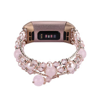 Fitbit Charge 6, 5, 4, 3, Fashion Beaded Strap