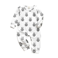 Modern Printed Baby Boys and Girls Romper Cotton Long Sleeve Jumpsuit for Infant Clothing Newborn Baby Kids