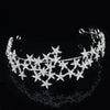 Crystal Star Tiara Crown Headband Hairpiece