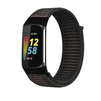 Fitbit Charge 5 6 Nylon Velcro Band - Durable Comfortable Strap