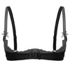 Lace Underwire Half-Cup Push-Up Bra