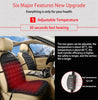 1Pair 12V Heated Car Seat Cushion Cover Seat Heater Warmer Seat Cover Winter Household Cushion Car Driver Heated Seat Cushion