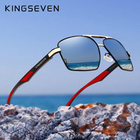 Luxury High Quality Modern  Aluminum Men's Sunglasses Polarized Lens Brand Design Temples Sun glasses  Mirror Glasses Oculos de sol With UV400 Protection