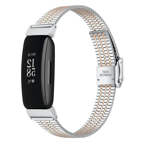 Fitbit Inspire 2, 1  Steel Band - Durable Metal Strap