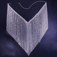 Dazzling Crystal Tassels Waist & Bikini Bra Body Chain Jewelry
