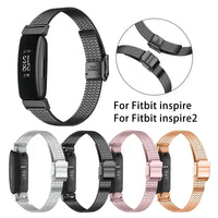 Fitbit Inspire 2, 1  Steel Band - Durable Metal Strap