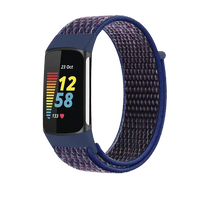 Fitbit Charge 5 6 Nylon Velcro Band - Durable Comfortable Strap