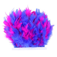 Fluffy Turkey Feathers Trim Ribbon Fringe