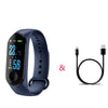 Proffesional Smart Sport Watch With  Band Blood Pressure Monitor and Bracelet M3Plus Wristband for Men and Women In Modern Design